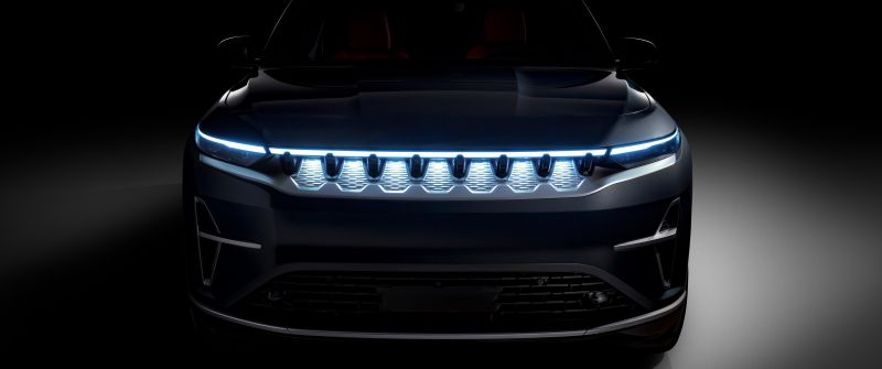 Jeep Wagoneer S, Electric SUV, 2025, 5K, 8K, Dark background