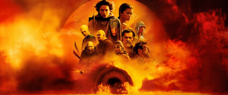Dune 2, Movie poster, 5K, 2024 Movies, Dune: Part Two