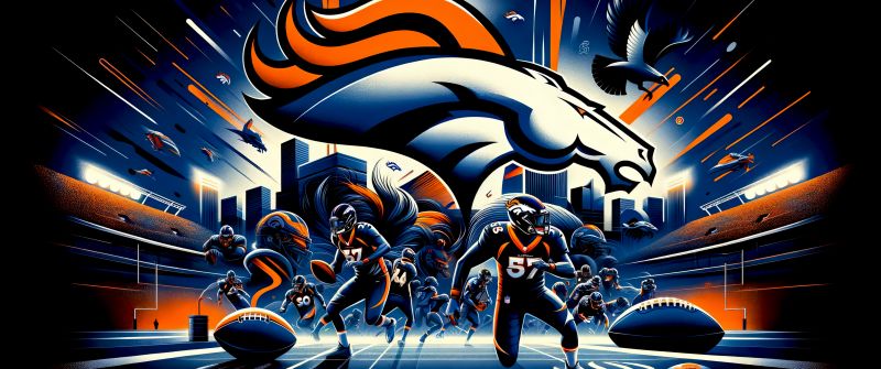 Denver Broncos, NFL team, Super Bowl, Soccer, Football team, Miles Mascot