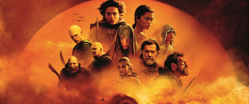 Dune: Part Two, 8K, 2024 Movies, 5K, Movie poster
