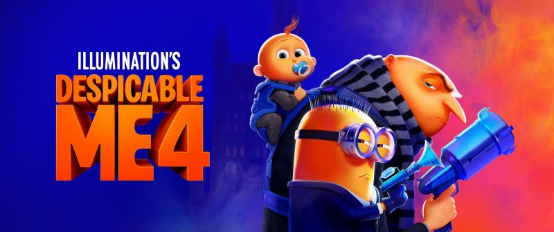 Despicable Me 4, Animation movies, 2024 Movies, Gru, Minion