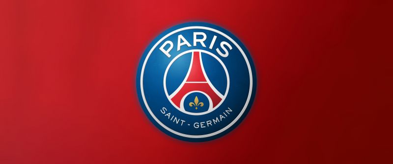 Paris Saint-Germain, Red background, 5K, Football club