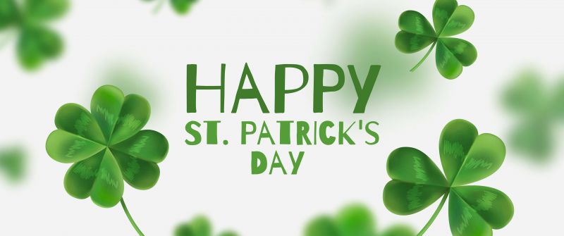 Irish, St. Patrick's Day, Illustration, Shamrock, Clover, Green leaves