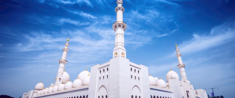 Sheikh Zayed Grand Mosque, 5K, Abu Dhabi, United Arab Emirates, Islamic