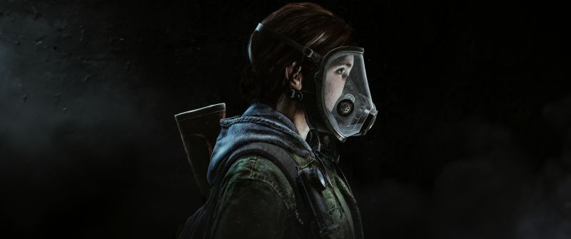Ellie Williams, The Last of Us Part II, Dark background, 5K