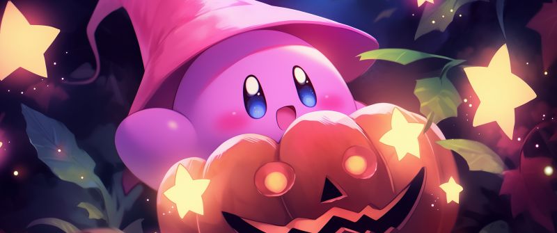 Kirby, Halloween Pumpkin, Halloween night, Halloween party