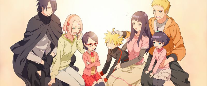 Boruto: Naruto the Movie, Poster, Naruto Uzumaki, Sarada Uchiha, Sasuke Uchiha, Sakura Haruno, Hinata Hyuga, Himawari Uzumaki, Boruto Uzumaki
