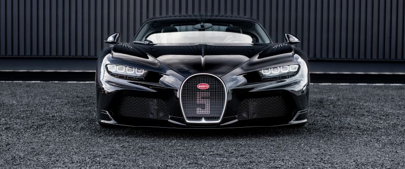 Bugatti Chiron Super Sport, Black cars, 5K, 2024