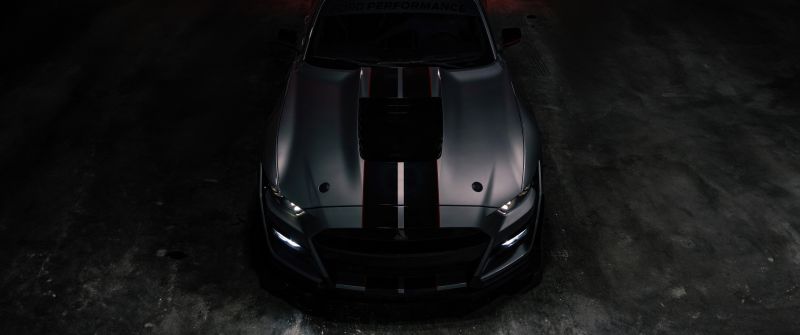 Ford Mustang Shelby GT500, Dark aesthetic, American muscle car