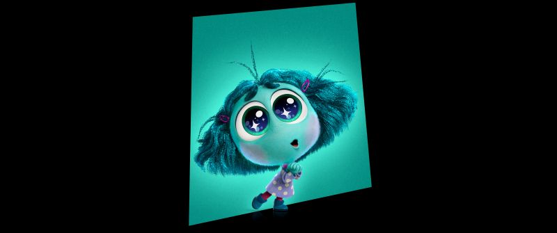 Envy, Inside Out 2, 8K, Black background, 5K