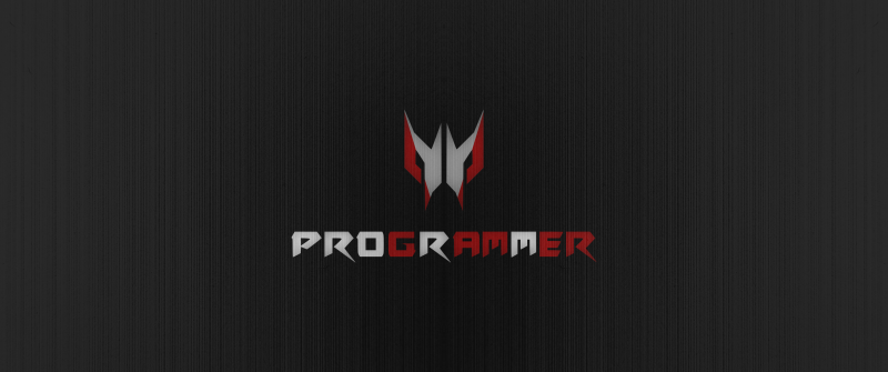 Acer Predator, Programmer, Dark background