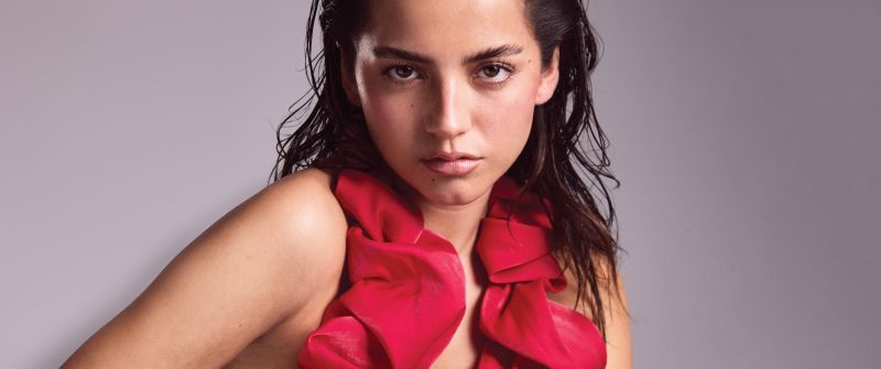 Isabela Merced, Red dress, 8K, American actress, 5K