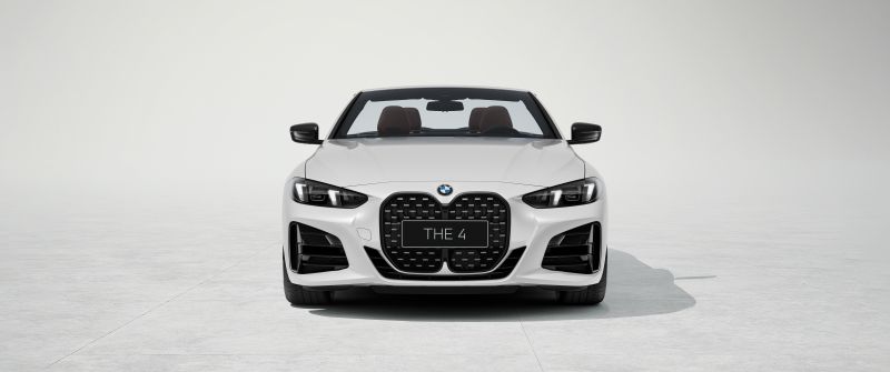 BMW 4 Series, 2024, 5K, White background