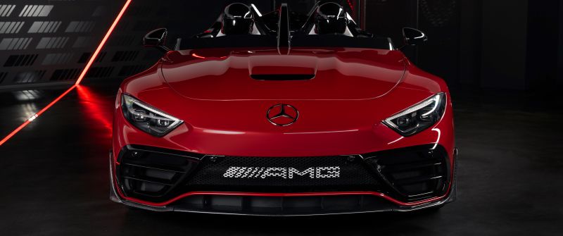 Concept Mercedes-AMG PureSpeed, 5K, 2024, Red cars
