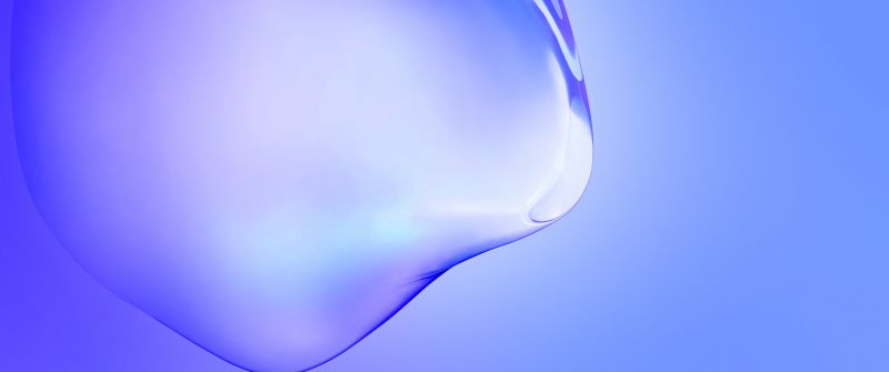 Samsung Galaxy S11, Blue gradient, Stock, Bubble, Gradient background