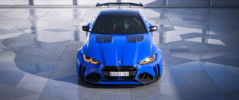 Blue, BMW M4 Competition, 5K