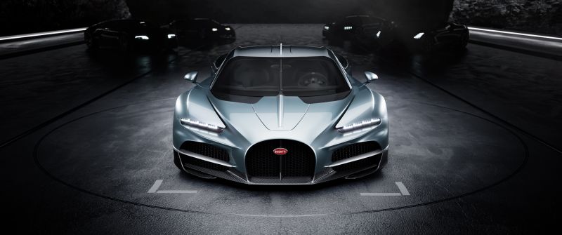 Futuristic, Bugatti Tourbillon, Hybrid sports car, 5K, 2024