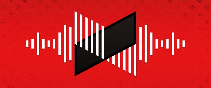 MKBHD, Waves, Red background, 5K