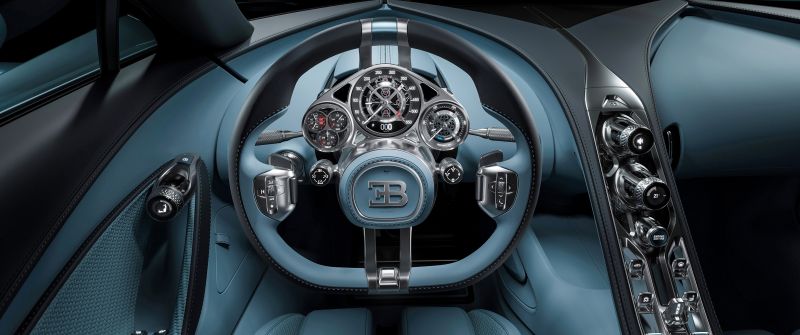 Bugatti Tourbillon, Cockpit, Interior, 5K