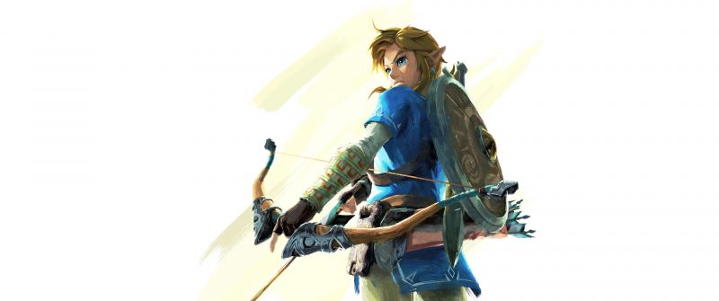 Link, The Legend of Zelda, 5K, 8K, White background