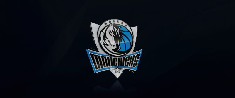 Dallas Mavericks, Basketball team, Logo, NBA, 5K, Dark background