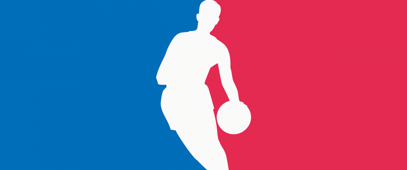 NBA, Logo, Basketball game, 5K, Minimalist