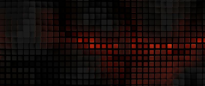 Mosaic, Dark background, 5K, Pattern, Dark aesthetic