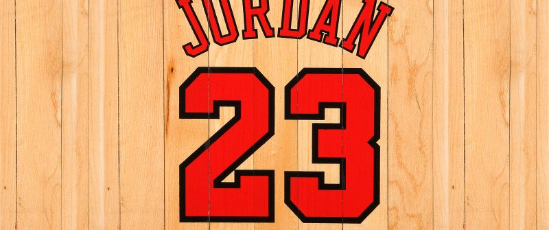 Michael Jordan, Wooden background