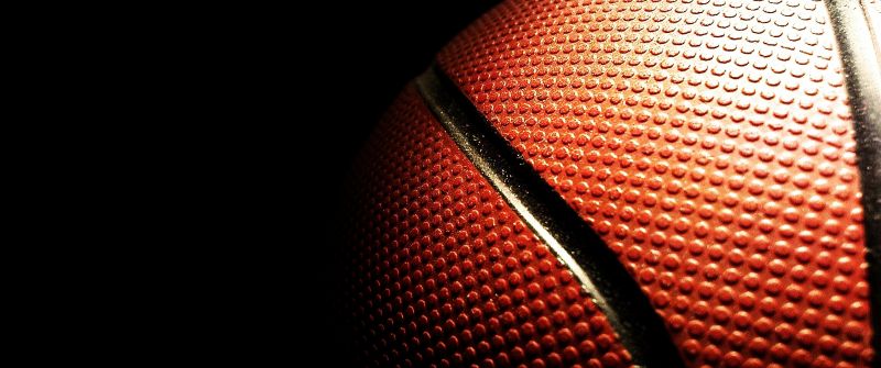 Basketball, Black background, Closeup, AMOLED