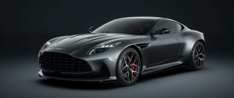 Aston Martin DB12, Sports car, Dark background