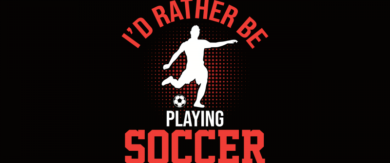 Playing, Soccer, Black background, AMOLED, Motivational quotes, 5K, Football player