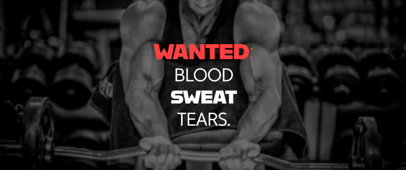 Fitness, Popular quotes, Monochrome background, Dumbbell workout, Bodybuilder, Weight training