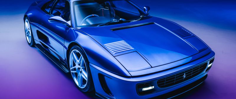 Pininfarina, Retro style, Concept cars, Neon, 5K