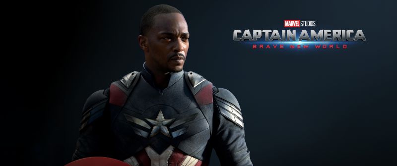 Anthony Mackie, Sam Wilson, Captain America: Brave New World, 2024 Movies, 5K, 8K