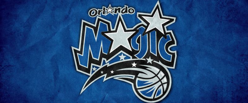 Orlando Magic, Blue background, Basketball team, NBA