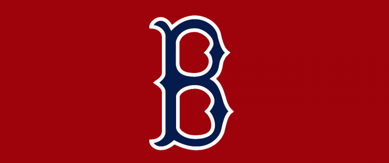 Boston Red Sox, Minimalist, Red background, Baseball team, Major League Baseball (MLB)