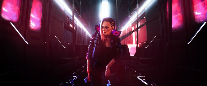 Female V, Neon, Cyberpunk 2077, Cyberpunk girl, Xbox Series X, Xbox One, PlayStation 4, Google Stadia, PC Games, 2020 Games