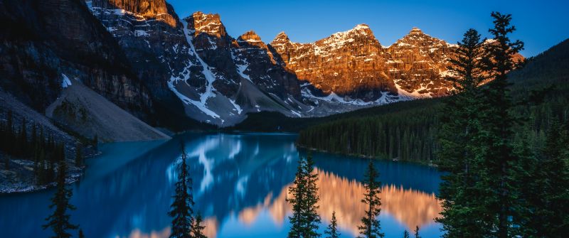 Banff National Park, Scenery, Moraine Lake, Canadian Rockies, 5K