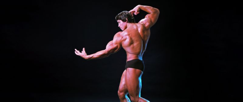 Arnold Schwarzenegger, Dark background, American actor, 5K, Bodybuilder