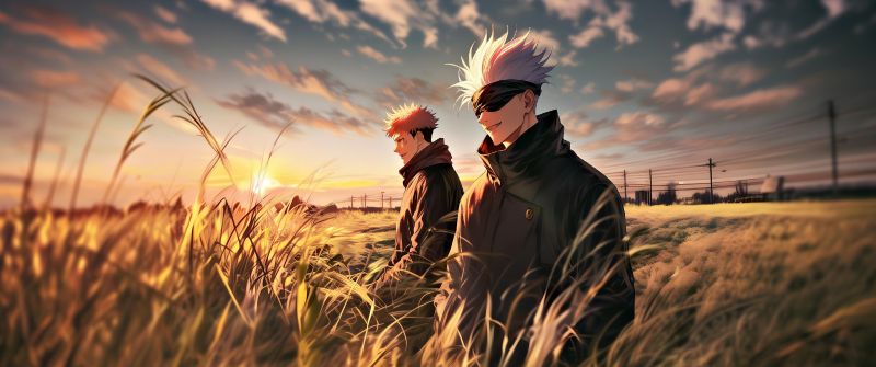 Sukuna, Satoru Gojo, Jujutsu Kaisen, 5K