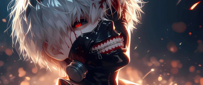 Ken Kaneki, Dope, Tokyo Ghoul, 5K, AI art