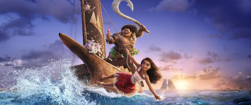 Moana 2, 8K, 2024 Movies, Animation movies, 5K