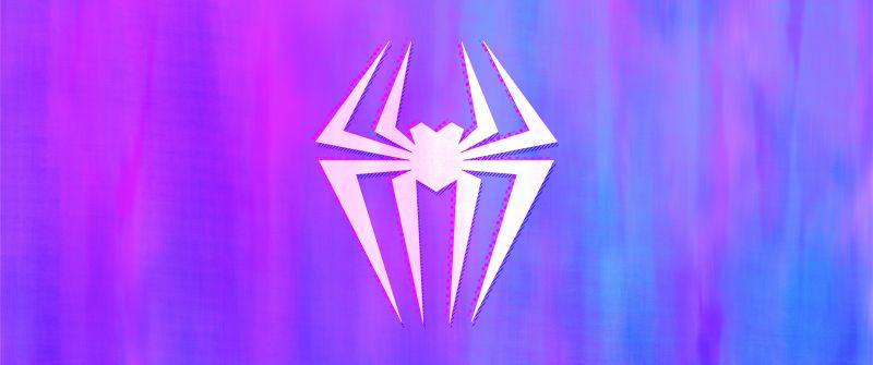 Gwen Stacy, Logo, Colorful background, Spider-Man: Across the Spider-Verse, 5K