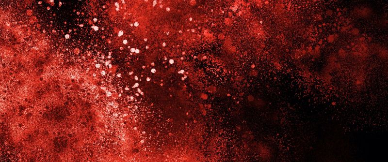 Explosion, Red aesthetic, Dust, 5K