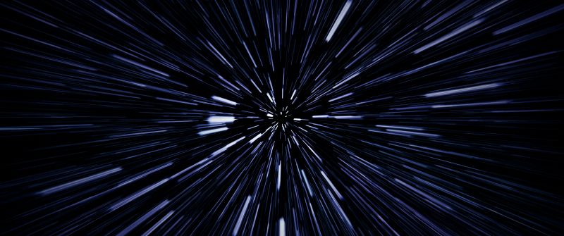 Hyperspace, Warp, Dark aesthetic, 5K, Space Travel