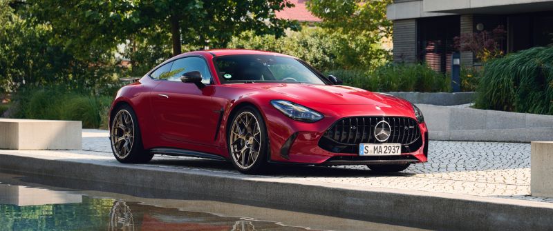 Mercedes-AMG GT 63 S E Performance, 2024, 5K, Red cars