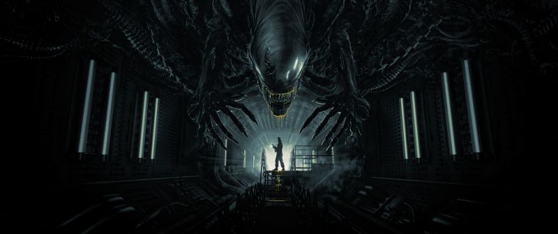 Alien: Romulus, Dark theme, 2024 Movies, Xenomorph