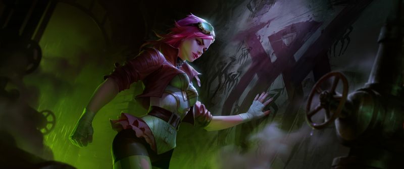 Vi (LoL), Game poster, 5K