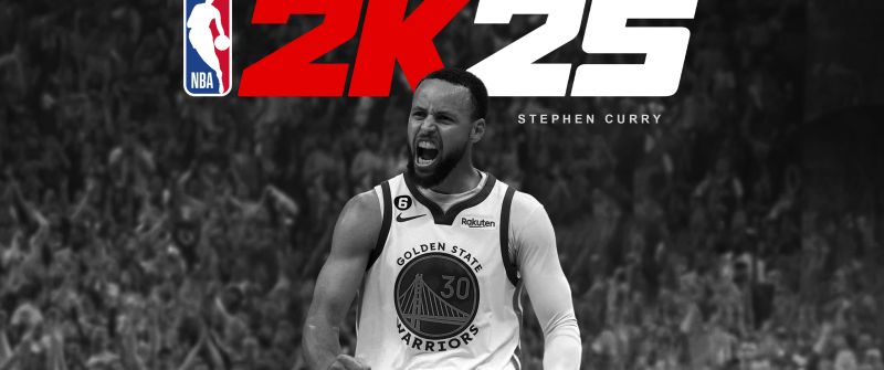 Stephen Curry, NBA 2K25, Monochrome, 2024 Games