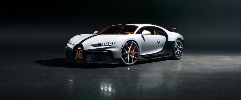 Bugatti Chiron Pur Sport, 8K, Dark background, 5K